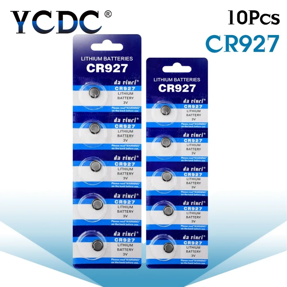 

YCDC 100% Original Pack+Hot Selling+10pcs CR927 927 DL927 BR927 ECR927 5011LC Button Cell Battery , Brand Battery