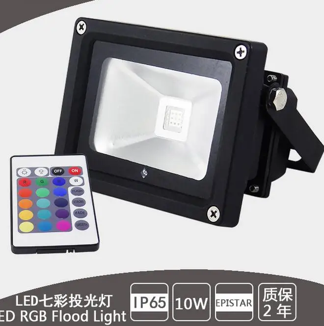 RGB 10 Вт 20 30 Светодиодный прожектор AC85 265V светодиодное Наружное освещение