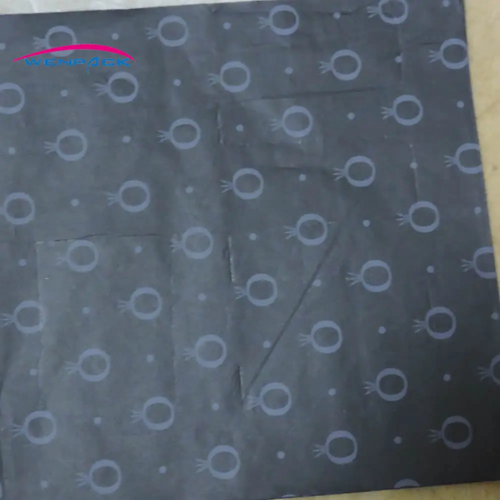 Подарочная салфетка с напечатанным логотипом на заказ/влагостойкая упаковочная