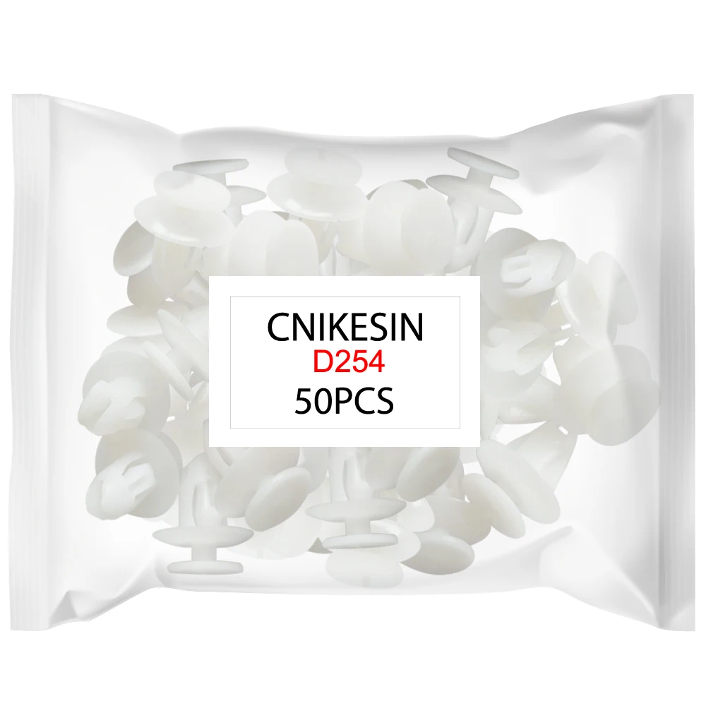 CNIKESIN 50 PCS D254 10 мм отверстие автомобиль нейлоновые зажимы крепления щит