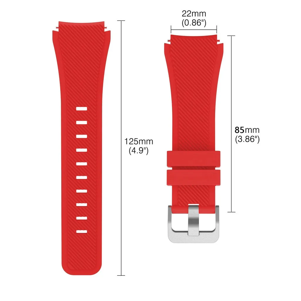 22 мм Спортивная красочная силиконовая лента для Huami Amazfit Stratos 3 сменный ремешок для Amazfit Stratos 3 2/2S PACE Smart Watch