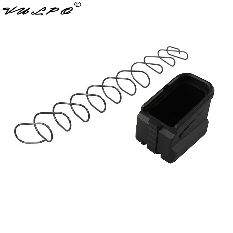 Kaufen VULPO Hohe Qualität Neue CNC Aluminium Made Glock Magazin Basis Pad Kit Für Glock 17 17C 17L 22 22C 24 24C 31 31C 34 35