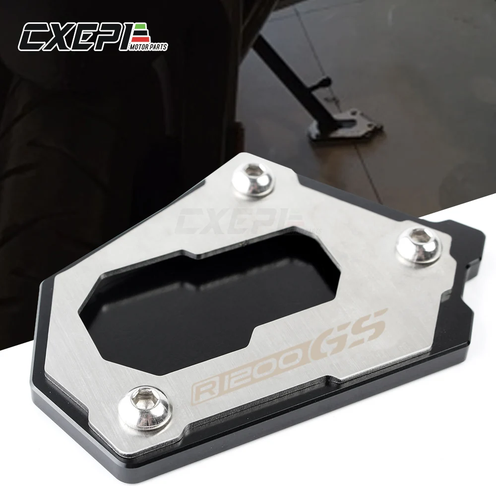 

Motorcycle CNC Side Kickstand Stand Extension Plate For BMW R1200GS LC K50 R1200GS Adventure LC K51 R 1200 GS Side Stand Enlarge