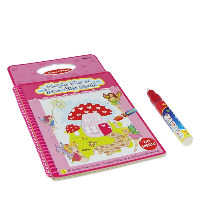 Magic Colorful Book Kid Water Drawing Board Toys with Wonderful Children's Education Gift Pen Intimate Coloring Painting Boards Magic Colorful Book Kid Water Drawing Board Toys with Wonderful Children's Education Gift Pen Intimate Coloring Painting Boards