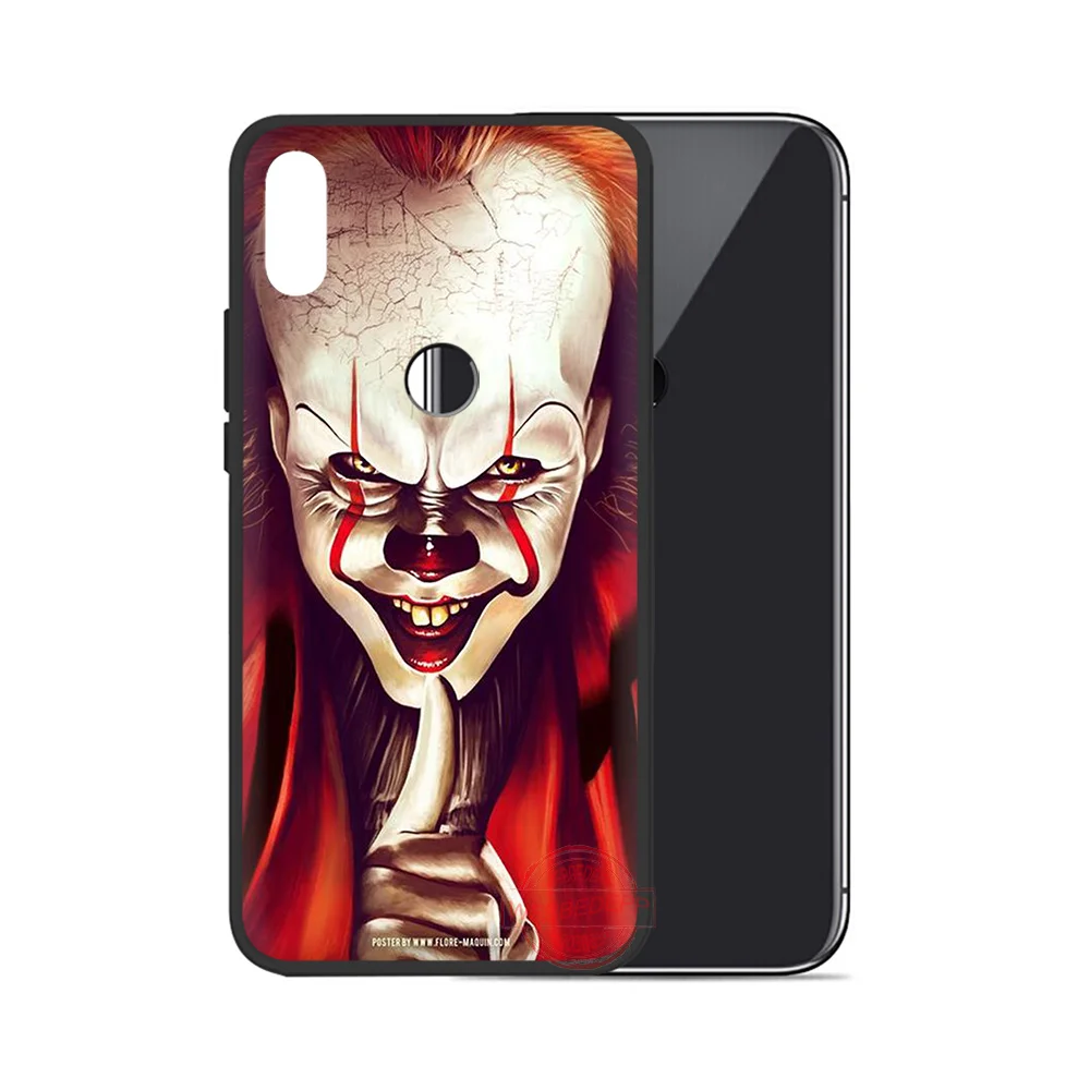 WEBBEDEPP Clown Terror IT TPU Phone Case for Redmi Note 6Pro 7Pro 4A 4X 5 5A 6A 8A 6Pro 7 S2 note 8 - Color: 1