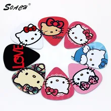 SOACH 10 шт./лот 0,71 мм медиаторы для акустической гитары узор детали гитары для девочек Красивая гитара аксессуары и детали укулеле