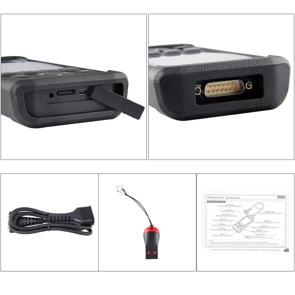 2019 новейшая модель OBD2 автомобильной сканер Creader 9081 Поддержка ABS SRS TPMS масла EPB DPF ODB