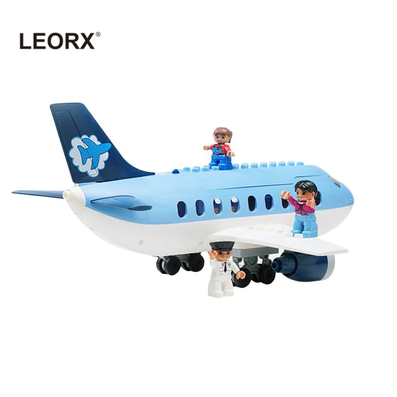 1pcs Airplane Building Blocks Assembly DIY Educational Aircraft Model