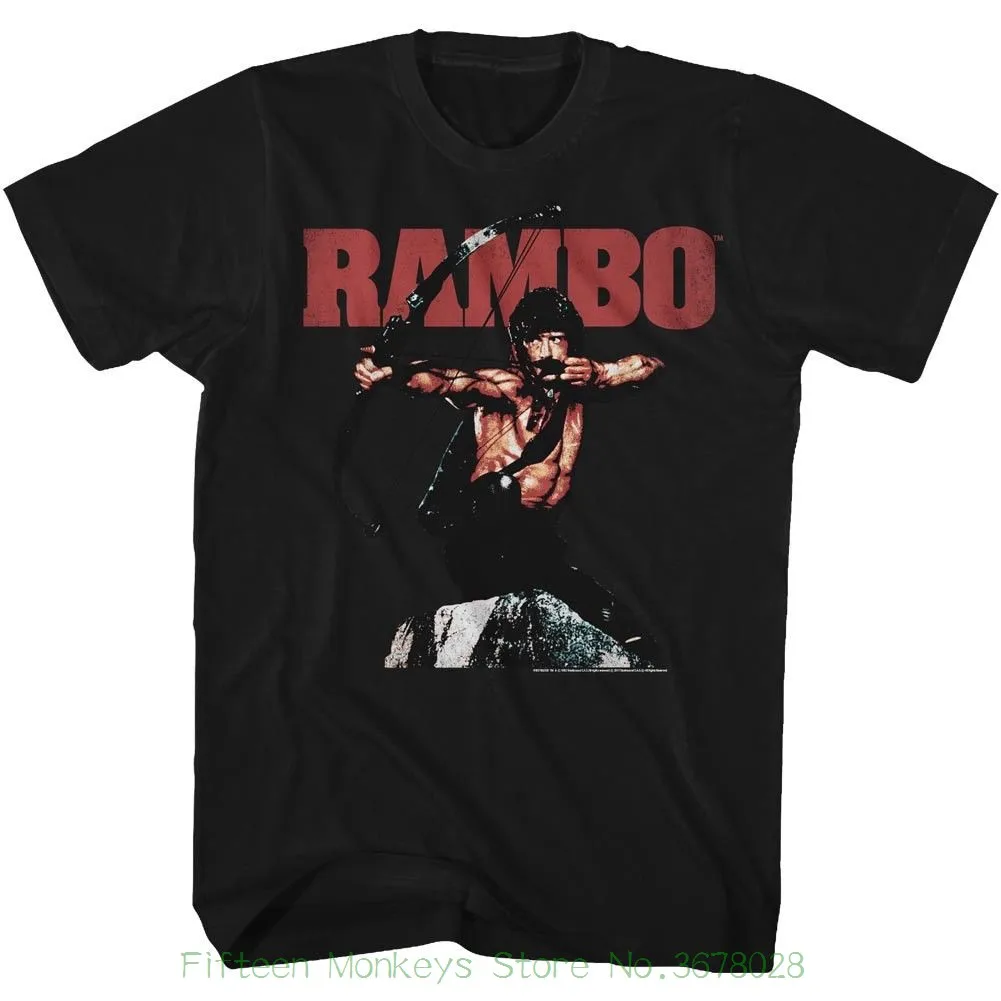 

Men T Shirt Great Quality Funny Man Gift Rambo Rambow Black Adult graphic t-shirt