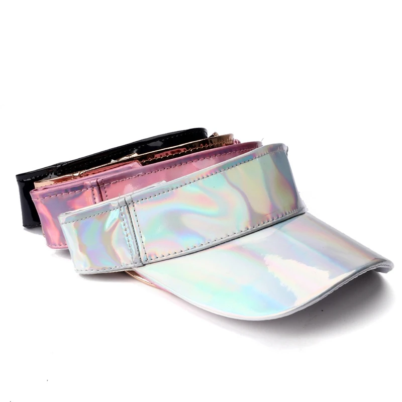 

2019 New Summer Visor Cap Empty Top Breathable UV Protection Portable Leather Sun Hat Travel Accessories