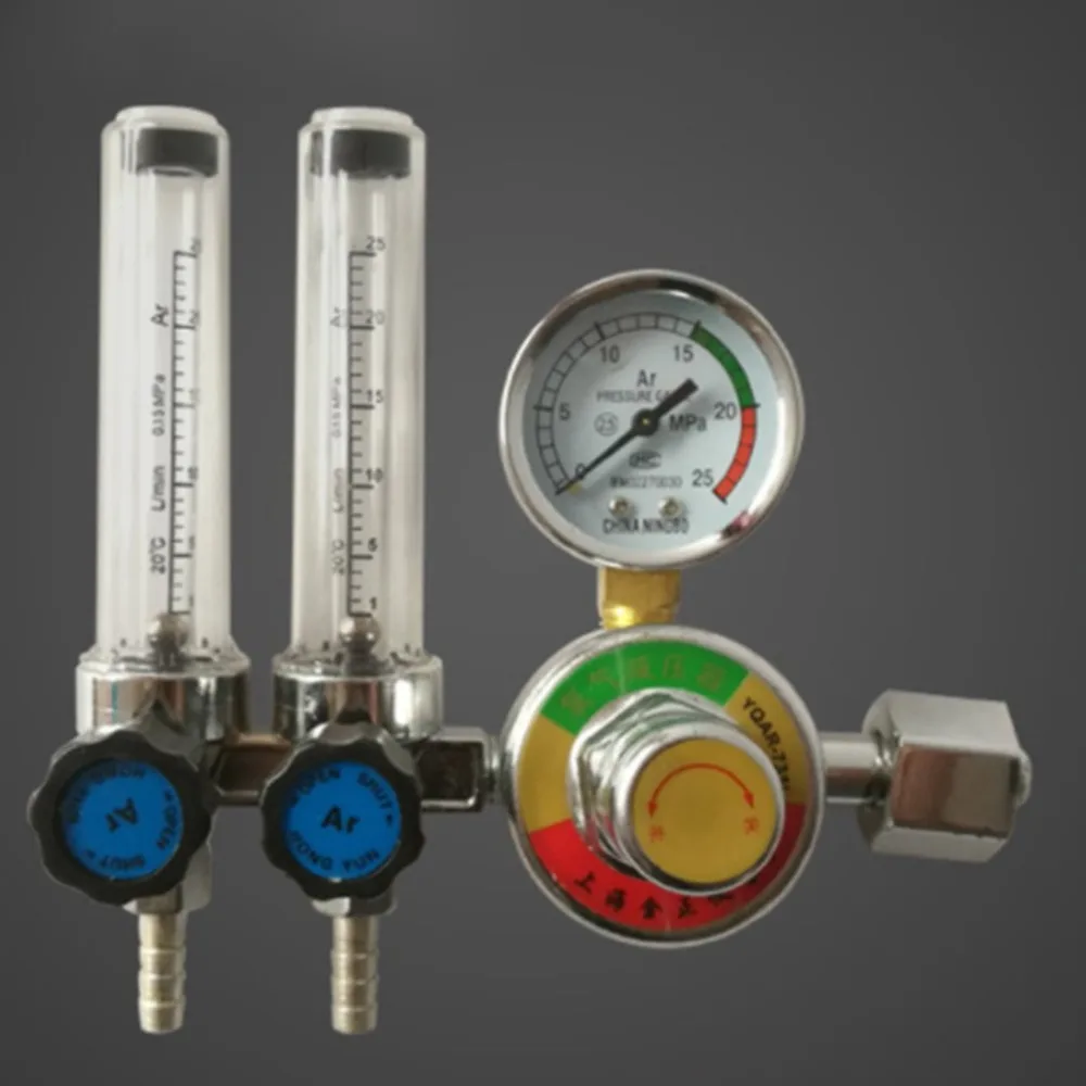 

Double pipe argon gas meter Argon gas pressure reducing valve Argon gas pressure reducer Double flow meter decompression table