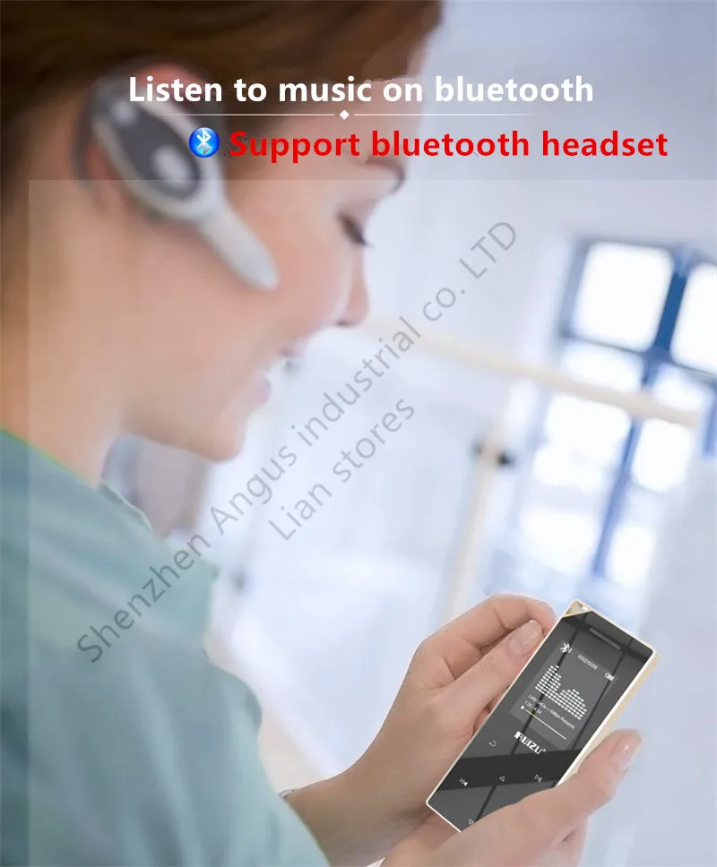 Продукт RUIZU D05 Mp3 bluetooth плеер 8 Гб 16G хранение 1,8 дюймовый экран воспроизведение высокое качество fm-радио электронная книга Музыка MP3-плеер