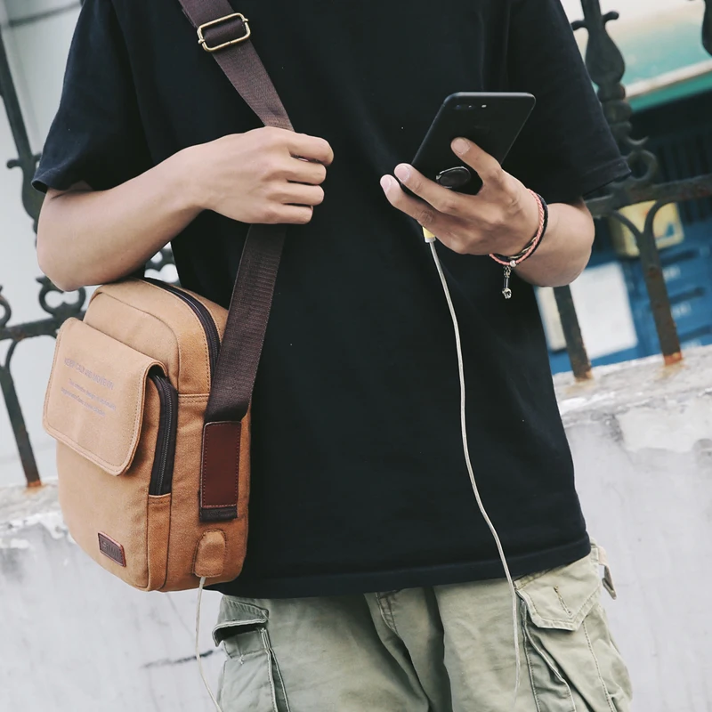 رجل الحضرية اليومية حمل حقيبة عالية الجودة الرجال قماش الكتف حقيبة السفر عارضة الرجال Crossbody حقيبة الذكور رسول أكياس 3 حجم رجل الحضرية اليومية حمل حقيبة عالية الجودة الرجال قماش الكتف حقيبة السفر عارضة الرجال Crossbody حقيبة الذكور رسول أكياس 3 حجم