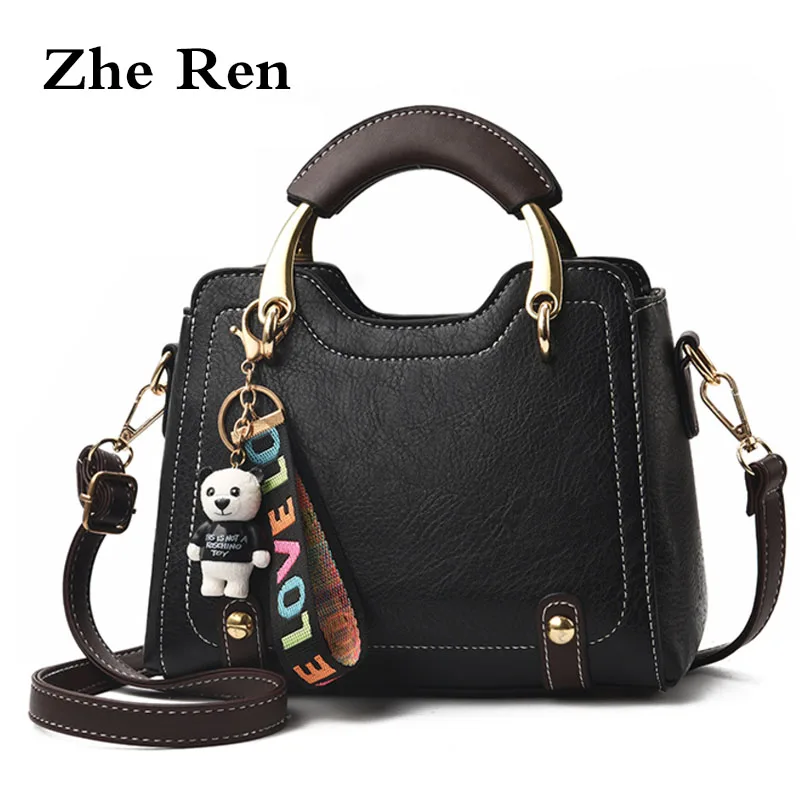 

bags for Women 2018 women leather Handbag mini square bag retro simple single shoulder crossbody Bags slant small bag sac a main