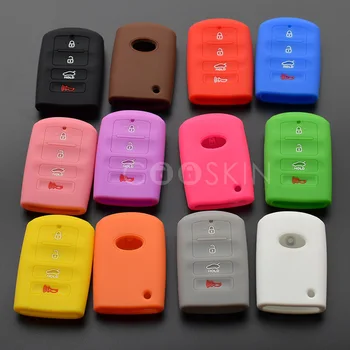 

100pcs/lot Silicone rubbber car key cover case holder shell FIT for KIA Cadenza The New K7 2013 2014 2015 2016 4 button key cove