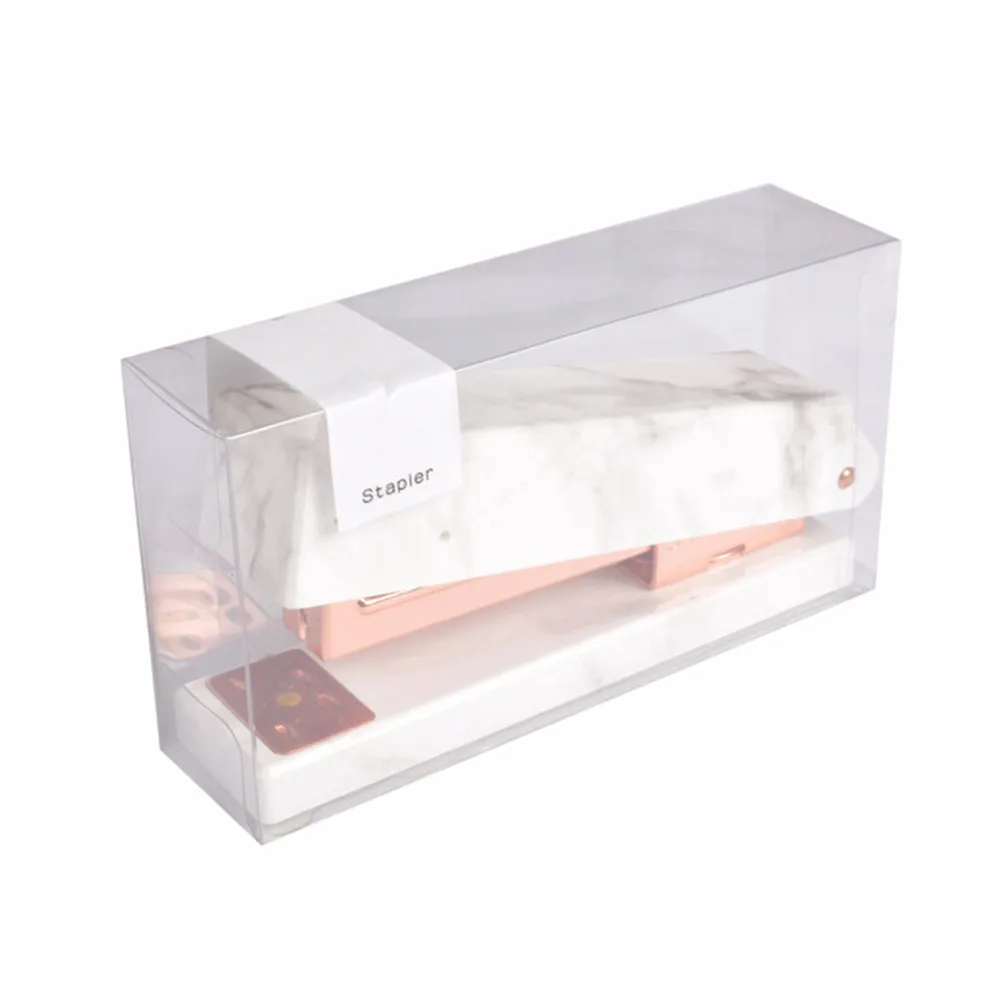 marble white stapler rose gold edition