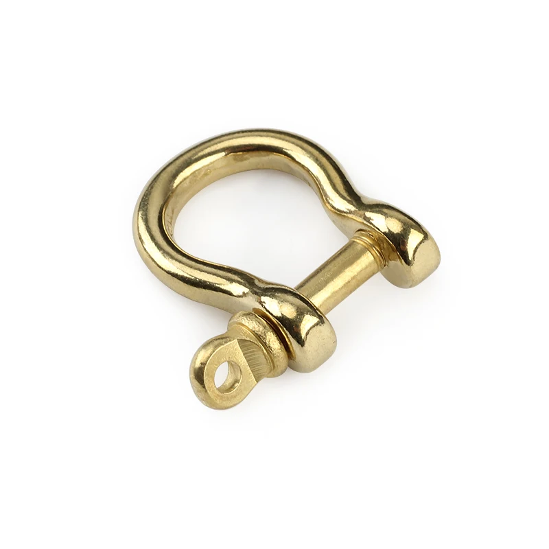 

DIY Brass Hook Vintage Key Ring Creative Hooves Shape Buckle EDC Outdoor Tools