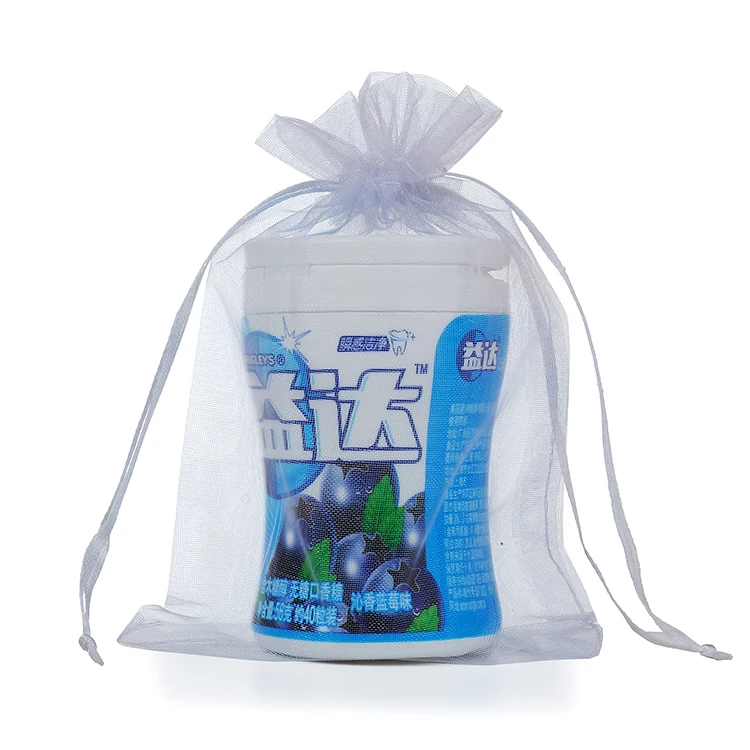 

11x16cm White Organza Jewelry Bags Small Packaging Bags For Jewelry Customized Logo Printing 100pcs/lot Wholesale