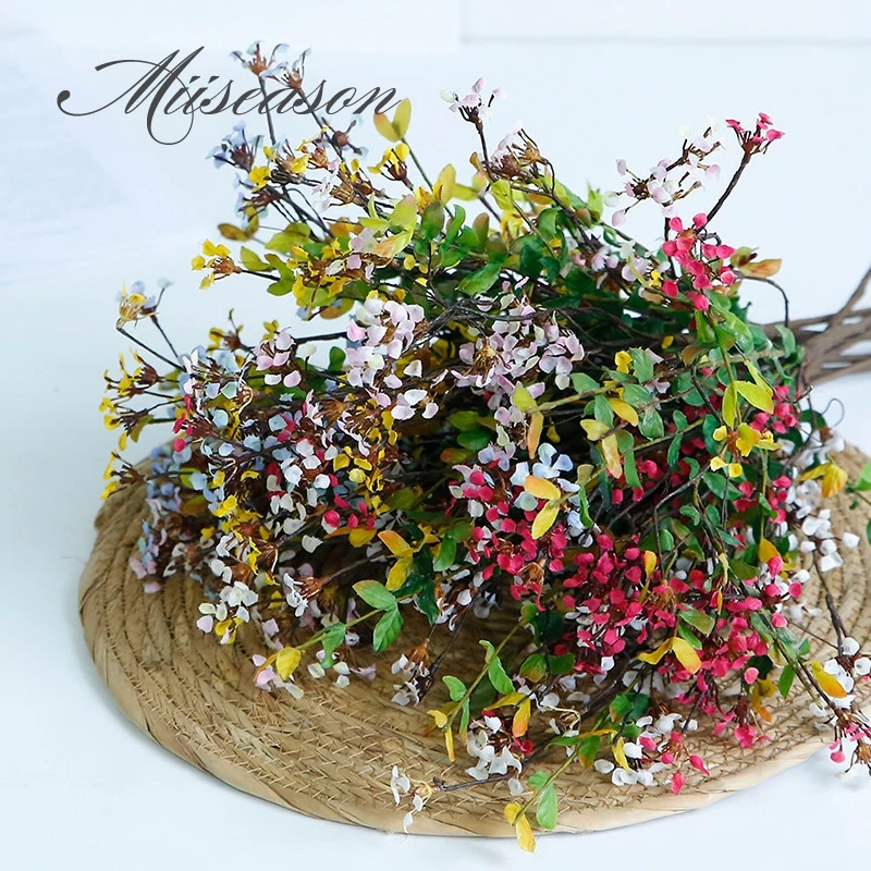 

Gypsophila Artificial Flowers False Baby's Breath mini silk flowers Wedding Decoration Birthday DIY Photo Props Flower Branches