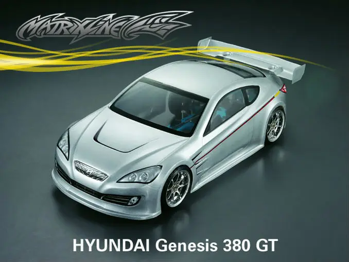 Stm racing HYUNDAI GENESIS 380 GT PC BODY SHELL PC201208 110 eletronic