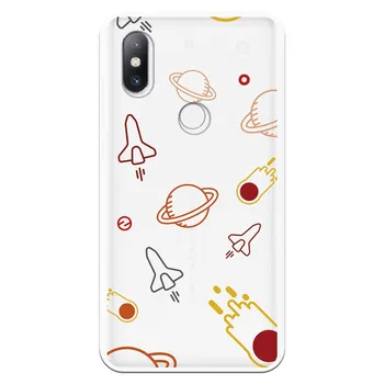 

Stand case costume drawing Space WP018 for Xiaomi Mi MIX 2 S