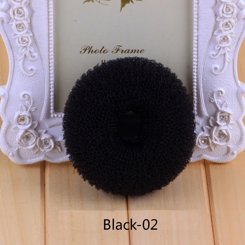 Black/Brown/Ivory 1PC Elegant Women Ladies Girls Magic Shaper Donut Hairbands Bun Fashion Hair Styling Tool Accessories hair accessories for brides