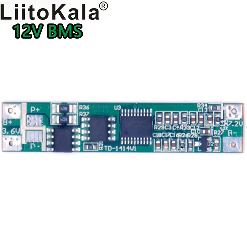 3S печатная плата 12 В 18650 литиевая система управления цепью батареи 10A BMS 12,6 V Плата защиты литий-ионный аккумулятор