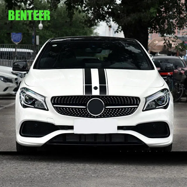 Автомобильная наклейка на головку и заднюю панель для Mercedes benz AMG GLE GLK GLS GLC E C Glass w204