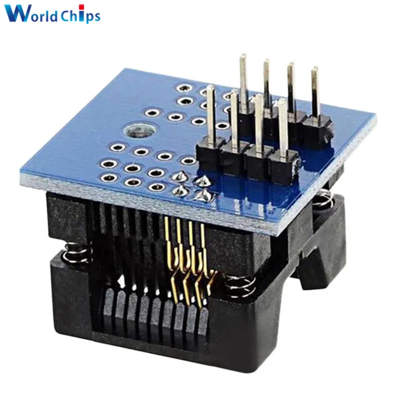 SOIC8 SOP8 К DIP8 IC гнездо с широким сиденьем 150mil 200mil программатор разъем адаптера