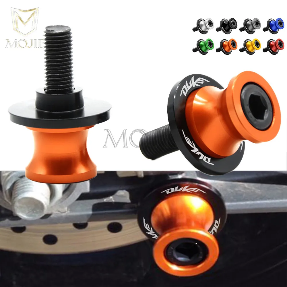 

For KTM 790 DUKE 2018 UP Swingarm Sliders Spools 10mm Motorcycle CNC Rear Swingarm Stand Screws Slider Cover Protector Paddock