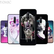 Art David Statue Silicone Case for Oneplus 7 7Pro 5T 6 6T Black Soft Case for Oneplus 7 7 Pro TPU Phone Cover
