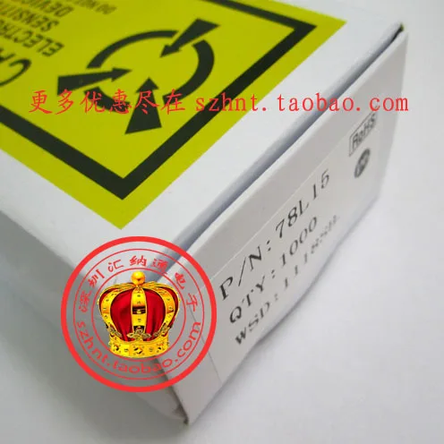 

Three terminal voltage regulator WS78L15 TO-92 78L15 closed 88 yuan /1000 only