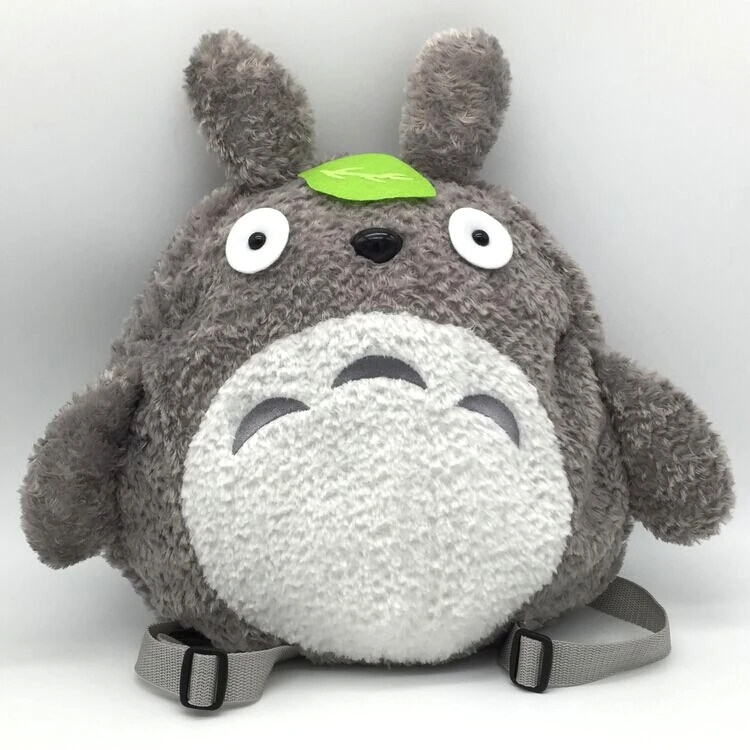 

Japan Soft Stuffed Plush Anime My Neighbor Totoro Backpack Plush Children Cartoon Shoulder School Bag Soft Kawaii Hayao Miyazaki