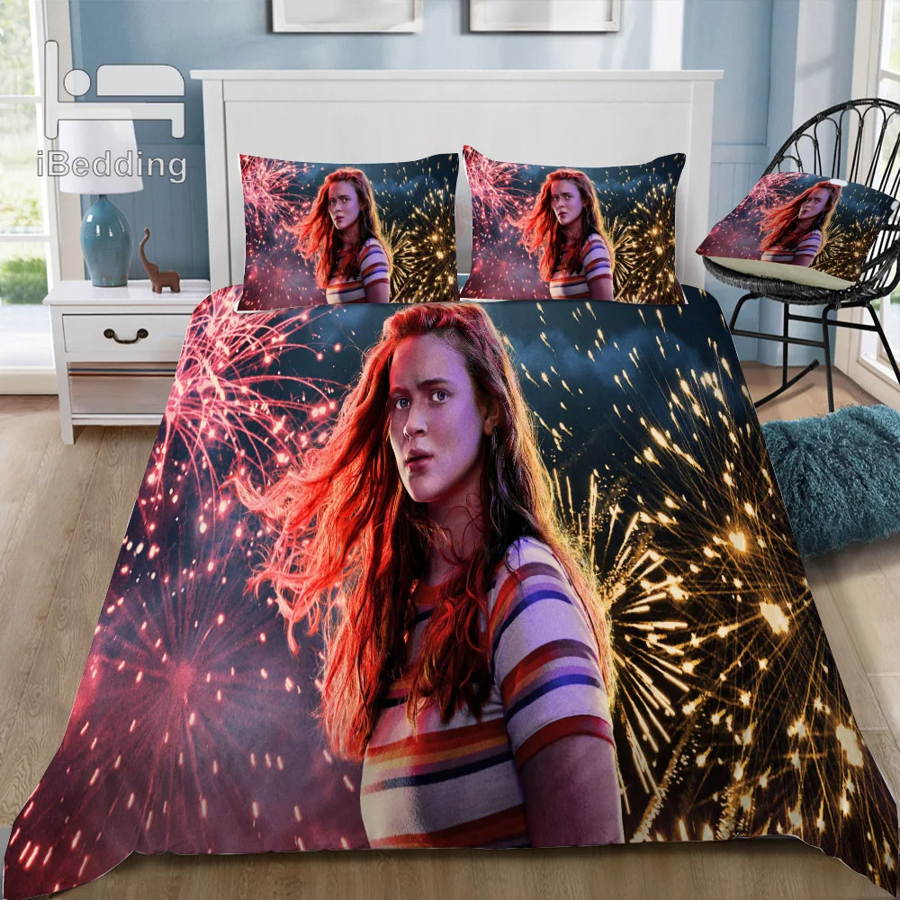 

New Hot Movie Stranger-Things 3D Bedding Set Printed Duvet Cover Set Twin Full Queen King Size Dropshipping