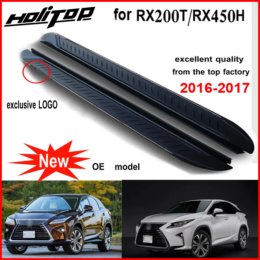

New arrival foot Pedals side step bar running board for Lexus RX RX200T RX350 RX450H 2016-2018.SUV factory,free shipping to Asia