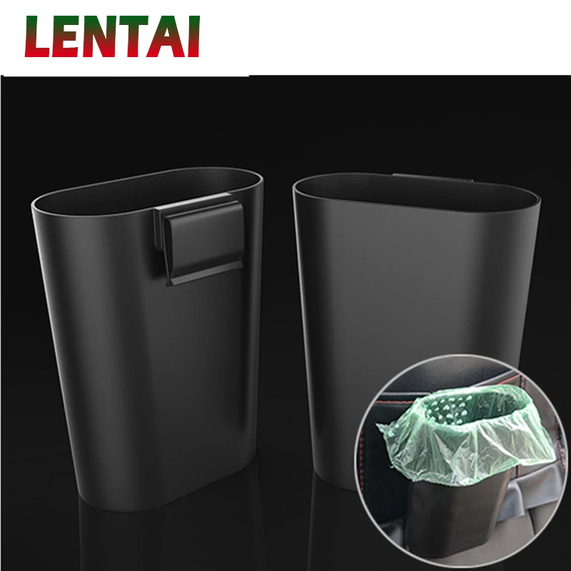

LENTAI NEW 1PC Car Trash Bin Portable Rubbish Can For Renault Megane 3 Duster Logan Captur Clio Chevrolet Cruze Aveo Captiva
