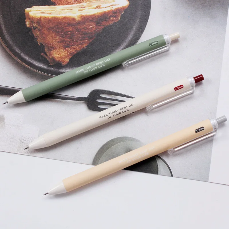 48 pcs Gel Pens Simple Japanese black colored kawaii gift gel ink pens