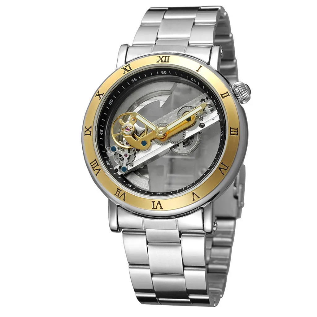 

Vintage Fashion Men Mechanical Watches Metal Strap Top Brand Luxury Best Selling Vintage Retro Wristwatches Masculino Saat