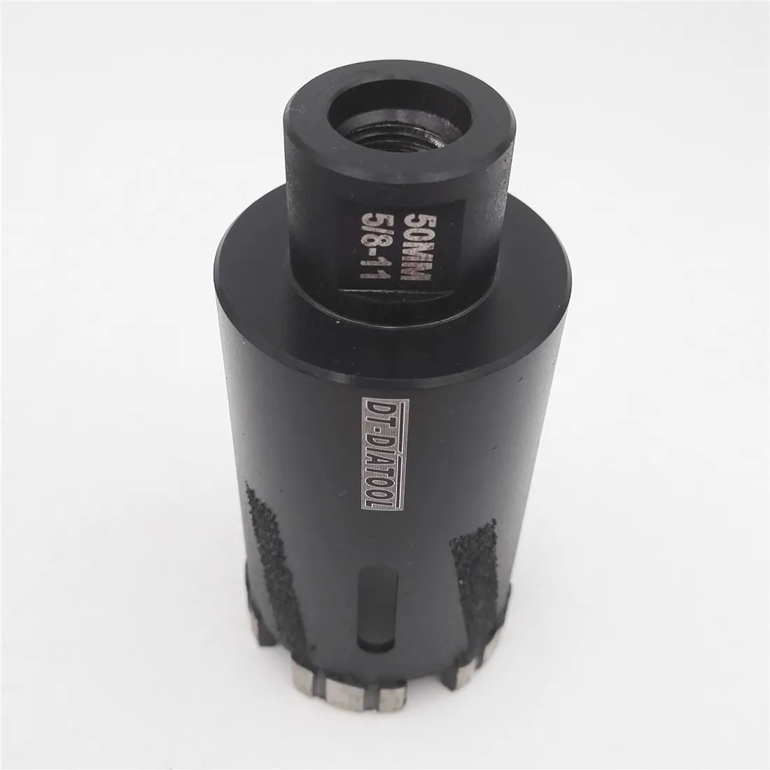 DT-DIATOOL 50mm 1unit Dry Laser Welded Diamond Drilling Core Bits With Side Protection 5/8"-11 inch Thread Drill Bits Dry or Wet