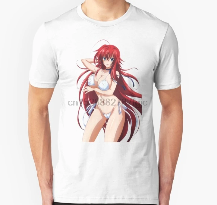 

Men Short sleeve tshirt Sexy Rias Gremory Unisex T Shirt Women t-shirt
