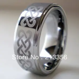 

FREE SHIPPING!USA WHOLESALES CHEAP PRICE BRAZIL RUSSIA CANADA UK HOT SELLING 8MM NEW SILVER BRIDAL PATTERN TUNGSTEN WEDDING RING