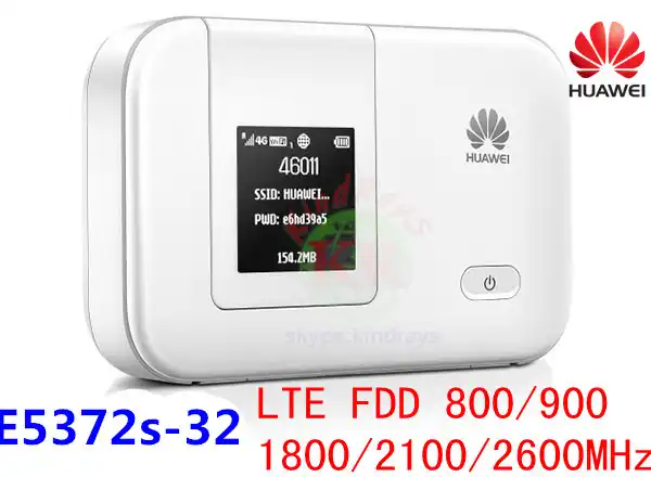 Разблокированный HUAWEI E5372 E5372s-32 4G LTE Карманный wifi 3g Карманный маршрутизатор мобильный mifi ключ точка доступа маршрутизатор 4g слот для sim-карты - изображение