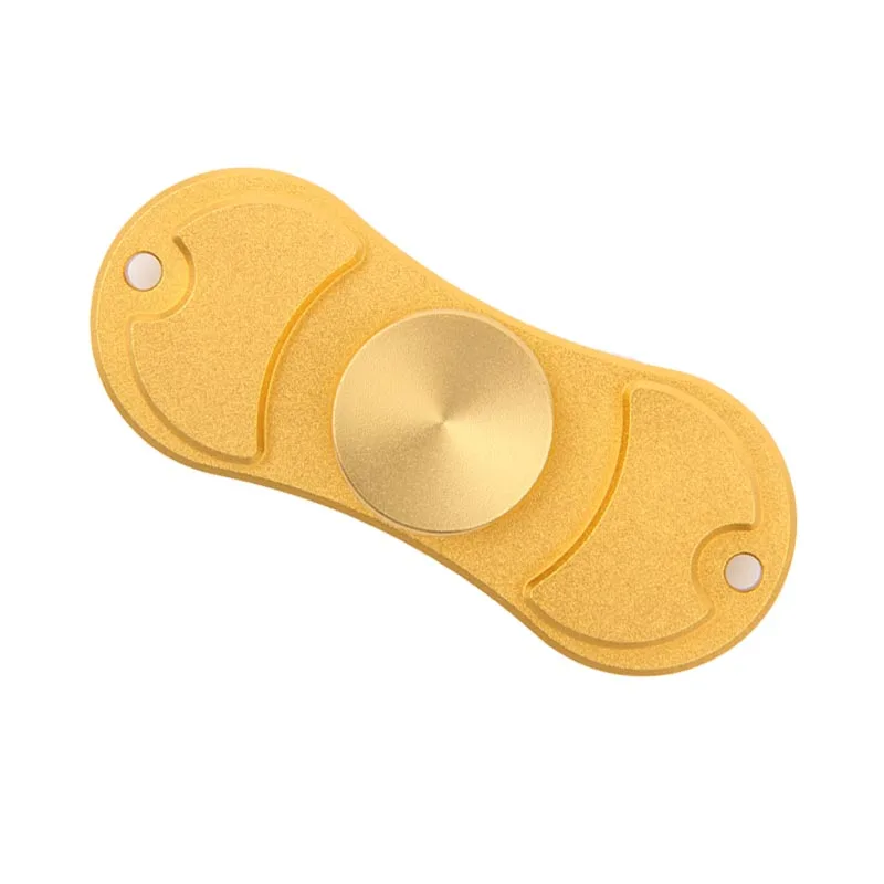 Металлическая ручная вертушка, лучшая игрушка-Спиннер для пальцев, антистрессовые игрушки - Цвет: Gold