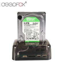 Док-станция DeepFox для жестких дисков, USB 3,0/Type C на SATA/IDE, 2,5/3,5 дюйма