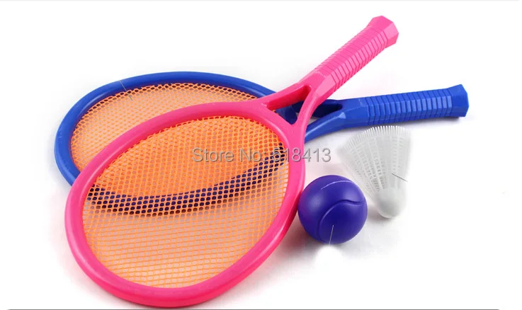 Детская ракетка для бадминтона, тенниса, позволяет ребенку больше движений, спортивные игрушки для родителей и детей, Обучающие пластиковые От 8 до 11 лет унисекс