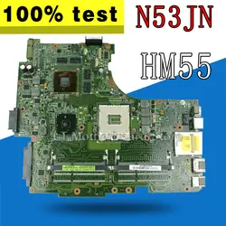 N53JN материнской HM55 REV2.2 2 * Слоты для ASUS N53 N53J N53JN Материнская плата ноутбука N53JN плата N53JN тест материнской платы 100% OK