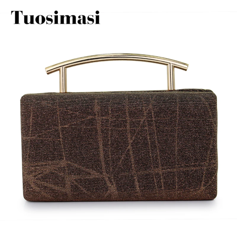 New rectangle shape women's handbag famous Brand Designer clutch bag