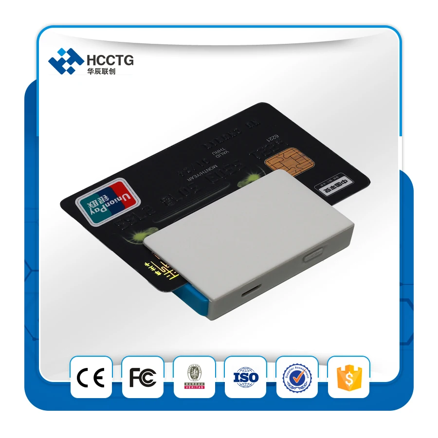 Считыватель карт MSR MPR100 считыватель с магнитной полосой Bluetooth умный IC EMV L1/L2|credit card