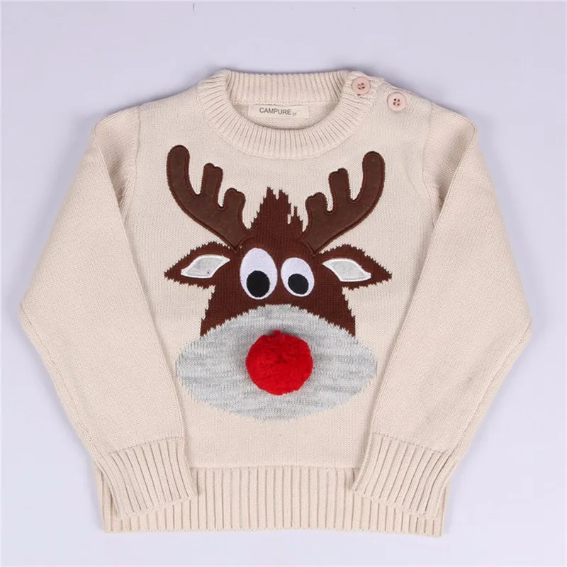 Осень, модный свитер для маленьких мальчиков, Рождественский пуловер для маленьких мальчиков и девочек, одежда с длинными рукавами для мальчиков, повседневный детский вязаный свитер
