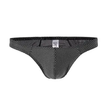 

Nylon Mens Thong G Strings Sexy Men Underwear Swimwear Low Rise Mens Tanga Bikini T Back Panties Erotic Breathable Lingerie Dot